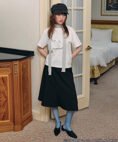 sanrio(サンリオ)の「【Unblend】【Sanrio characters/サンリオキャラクターズ】別注 アソート グラフィックプリント半袖Tシャツ(Tシャツ/カットソー・レディース・ブラック系/ブラック/ホワイト系/オフホワイト・FREE)」の13枚目の写真