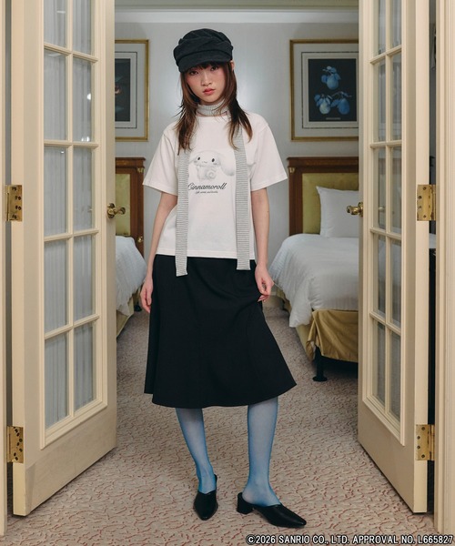 sanrio(サンリオ)の「【Unblend】【Sanrio characters/サンリオキャラクターズ】別注 アソート グラフィックプリント半袖Tシャツ(Tシャツ/カットソー・レディース・ブラック系/ブラック/ホワイト系/オフホワイト・FREE)」の17枚目の写真