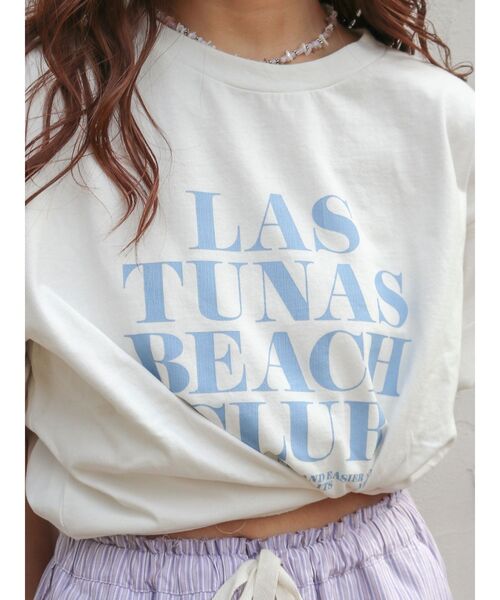 Ungrid(アングリッド)の「ヴィンテージウォッシュロゴビックTee(Tシャツ/カットソー・レディース・オレンジ/ブルー/オフホワイト/ブラウン・FREE)」の17枚目の写真