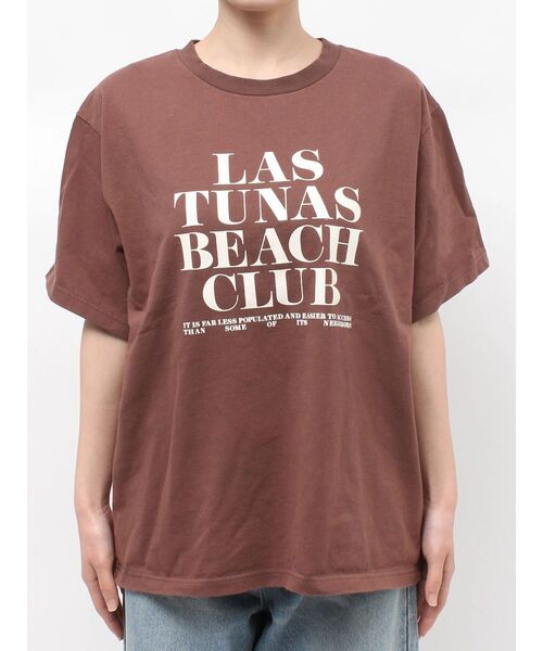 Ungrid（アングリッド）の「ヴィンテージウォッシュロゴビックTee（Tシャツ/カットソー・レディース・オレンジ/ブルー/オフホワイト/ブラウン・FREE）」の8枚目の写真