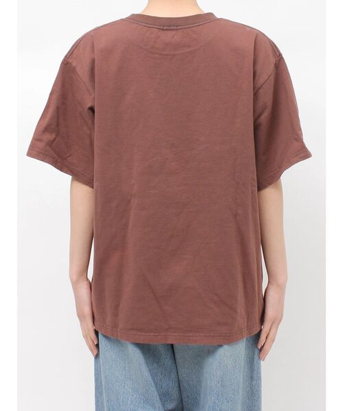 Ungrid（アングリッド）の「ヴィンテージウォッシュロゴビックTee（Tシャツ/カットソー・レディース・オレンジ/ブルー/オフホワイト/ブラウン・FREE）」の10枚目の写真