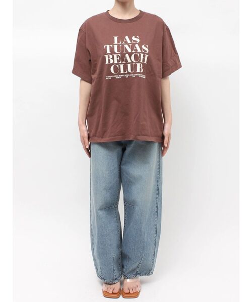 Ungrid（アングリッド）の「ヴィンテージウォッシュロゴビックTee（Tシャツ/カットソー・レディース・オレンジ/ブルー/オフホワイト/ブラウン・FREE）」の15枚目の写真