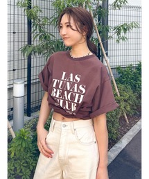 Ungrid | ヴィンテージウォッシュロゴビックTee(Tシャツ/カットソー)