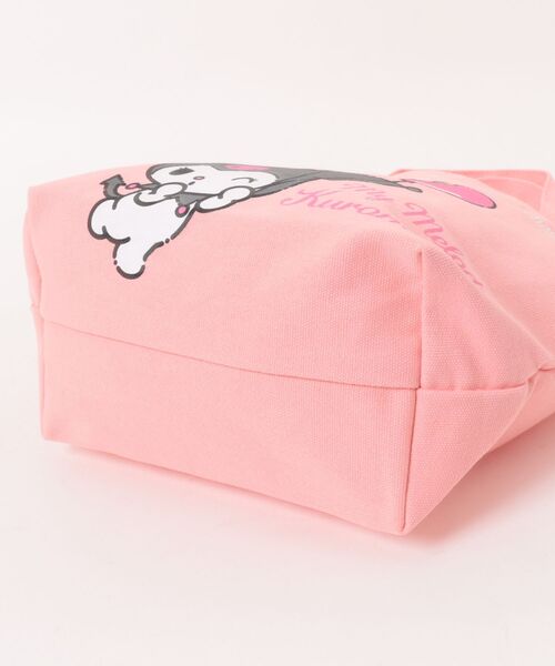 sanrio（サンリオ）の「【 sanrio 】 サンリオキャラクターズ カラーマチ付きランチバッグ 26S3（エコバッグ/サブバッグ・レディース・ピンク/ネイビー/イエロー/グレー/ホワイト×ピンク・FREE）」の7枚目の写真