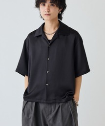 Lui's（ルイス）の「ヴィンテージサテンボクシーショトスリーブシャツ（シャツ/ブラウス）」