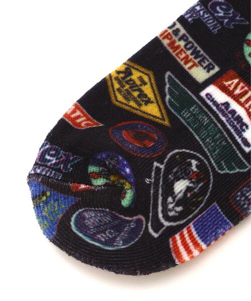 AVIREX（アヴィレックス）の「MULTI-GRAPHIC PRINT SOCKS / マルチグラフィック プリント ソックス / AVIREX / アヴィレックス（ソックス/靴下・メンズ・ブラック・FREE）」の8枚目の写真
