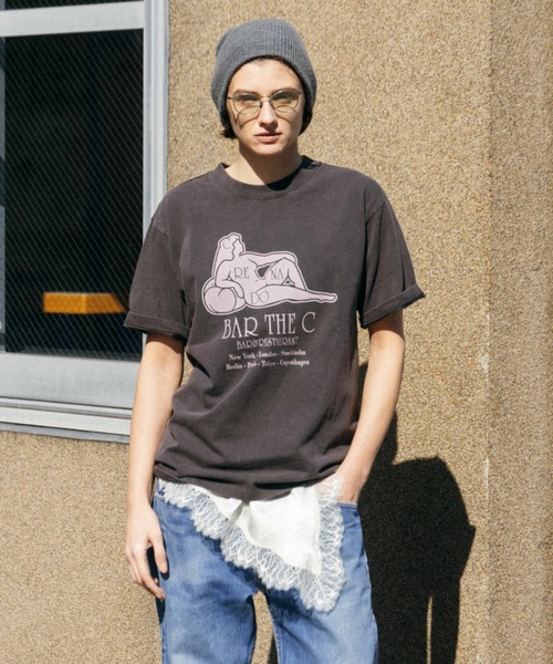 CREDONA（クレドナ）の「PARMANENT TEE（Tシャツ/カットソー・レディース・ブルー/ブラック系その他/その他/ピンク系その他/ブルー系その他2/ブラック/レッド/ピンク/グリーン/ホワイト/パープル/ブルー系その他/ネイビー・FREE）」の12枚目の写真