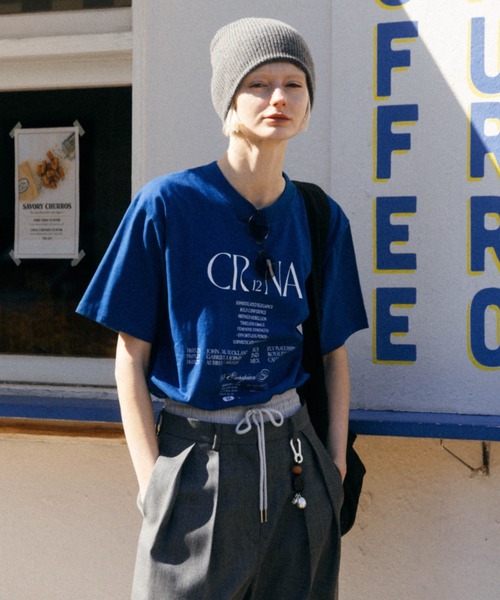 CREDONA（クレドナ）の「PARMANENT TEE（Tシャツ/カットソー・レディース・ブルー/ブラック系その他/その他/ピンク系その他/ブルー系その他2/ブラック/レッド/ピンク/グリーン/ホワイト/パープル/ブルー系その他/ネイビー・FREE）」の7枚目の写真