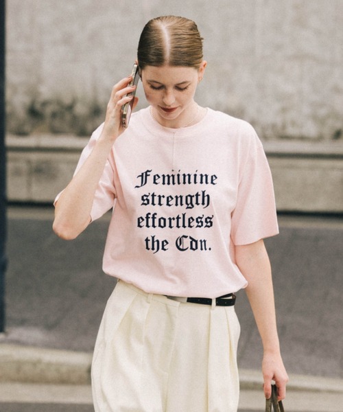 CREDONA(クレドナ)の「PARMANENT TEE/パーマネントTシャツ(Tシャツ/カットソー・レディース・ブルー/ブラック系その他/その他/ピンク系その他/ブルー系その他2/ブラック/レッド/ピンク/グリーン/ホワイト/パープル/ブルー系その他/ネイビー/ブルー系その他3/レッド系その他/ピンク系その他3・FREE)」の13枚目の写真
