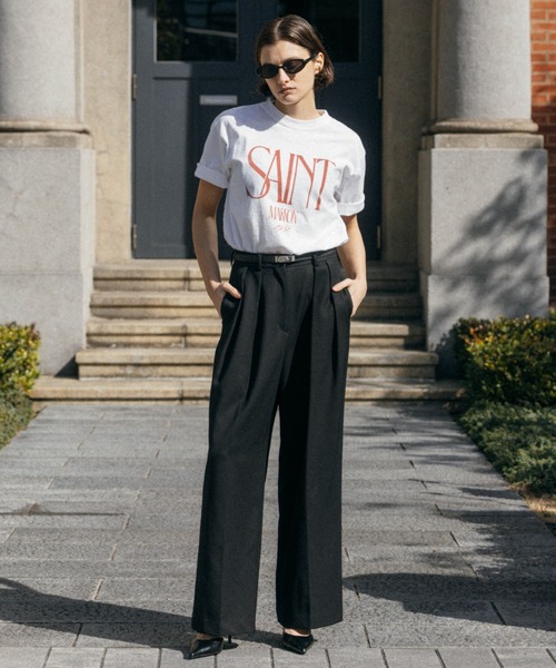 CREDONA（クレドナ）の「PARMANENT TEE（Tシャツ/カットソー・レディース・ブルー/ブラック系その他/その他/ピンク系その他/ブルー系その他2/ブラック/レッド/ピンク/グリーン/ホワイト/パープル/ブルー系その他/ネイビー・FREE）」の15枚目の写真