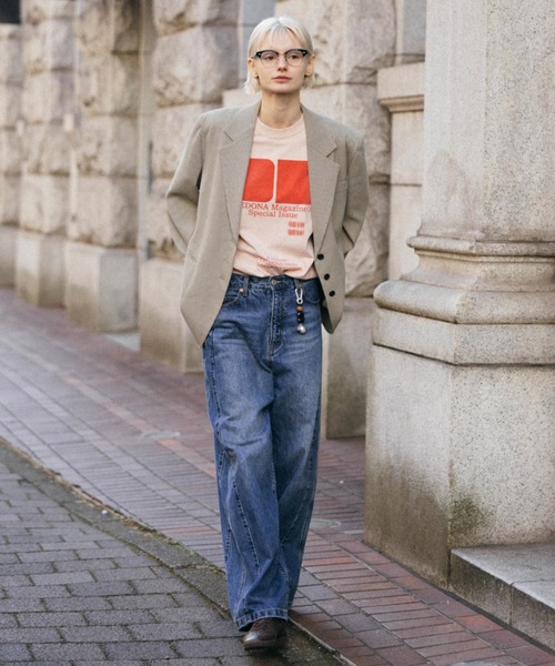 CREDONA（クレドナ）の「PARMANENT TEE（Tシャツ/カットソー・レディース・ブルー/ブラック系その他/その他/ピンク系その他/ブルー系その他2/ブラック/レッド/ピンク/グリーン/ホワイト/パープル/ブルー系その他/ネイビー・FREE）」の19枚目の写真