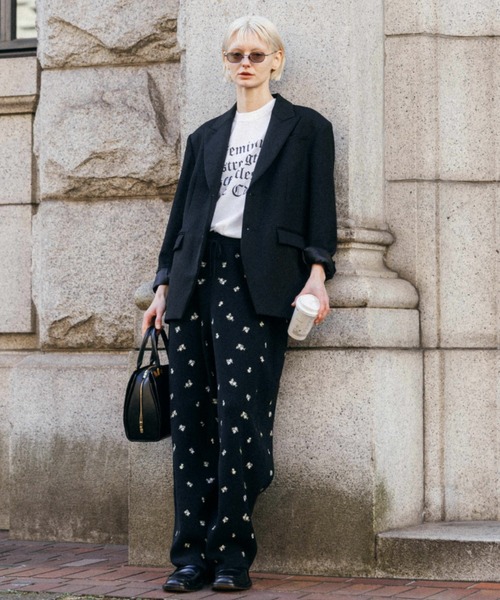 CREDONA（クレドナ）の「PARMANENT TEE（Tシャツ/カットソー・レディース・ブルー/ブラック系その他/その他/ピンク系その他/ブルー系その他2/ブラック/レッド/ピンク/グリーン/ホワイト/パープル/ブルー系その他/ネイビー・FREE）」の22枚目の写真