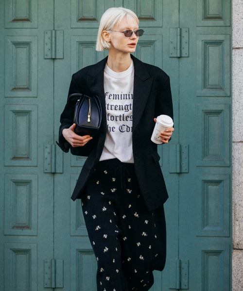 CREDONA（クレドナ）の「PARMANENT TEE（Tシャツ/カットソー・レディース・ブルー/ブラック系その他/その他/ピンク系その他/ブルー系その他2/ブラック/レッド/ピンク/グリーン/ホワイト/パープル/ブルー系その他/ネイビー・FREE）」の20枚目の写真