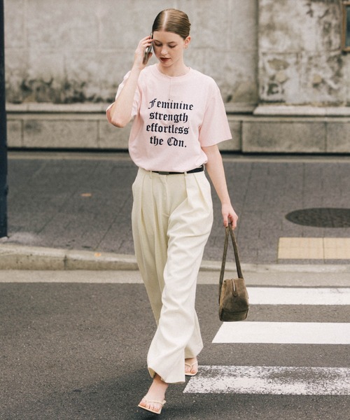 CREDONA(クレドナ)の「PARMANENT TEE/パーマネントTシャツ(Tシャツ/カットソー・レディース・ブルー/ブラック系その他/その他/ピンク系その他/ブルー系その他2/ブラック/レッド/ピンク/グリーン/ホワイト/パープル/ブルー系その他/ネイビー/ブルー系その他3/レッド系その他/ピンク系その他3・FREE)」の22枚目の写真