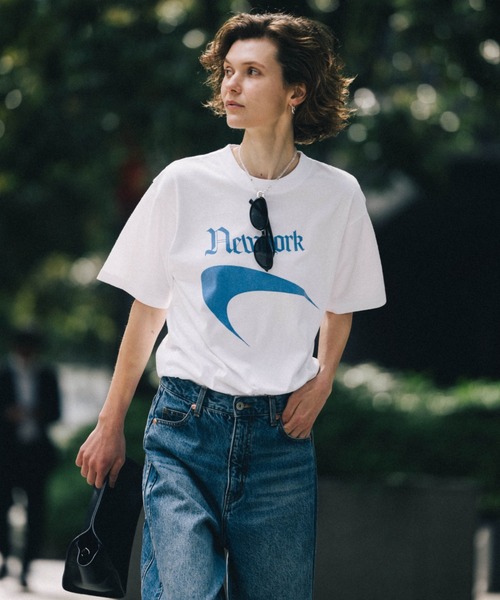 CREDONA(クレドナ)の「PARMANENT TEE/パーマネントTシャツ(Tシャツ/カットソー・レディース・ブルー/ブラック系その他/その他/ピンク系その他/ブルー系その他2/ブラック/レッド/ピンク/グリーン/ホワイト/パープル/ブルー系その他/ネイビー/ブルー系その他3/レッド系その他/ピンク系その他3・FREE)」の19枚目の写真