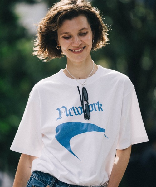 CREDONA(クレドナ)の「PARMANENT TEE/パーマネントTシャツ(Tシャツ/カットソー・レディース・ブルー/ブラック系その他/その他/ピンク系その他/ブルー系その他2/ブラック/レッド/ピンク/グリーン/ホワイト/パープル/ブルー系その他/ネイビー/ブルー系その他3/レッド系その他/ピンク系その他3・FREE)」の20枚目の写真