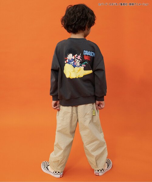 BREEZE（ブリーズ）の「ダブルタックイージーワイドパンツ（その他パンツ・キッズ・ベージュ/チャコール/オレンジ/パープル/イエロー/ブルー・90/100/110/120/130/140/150/160）」の13枚目の写真