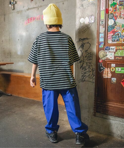 BREEZE（ブリーズ）の「ダブルタックイージーワイドパンツ（その他パンツ・キッズ・ベージュ/チャコール/オレンジ/パープル/イエロー/ブルー・90/100/110/120/130/140/150/160）」の17枚目の写真