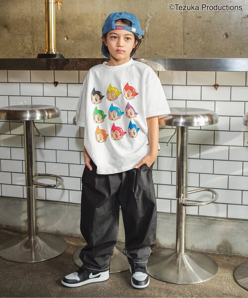 BREEZE（ブリーズ）の「ダブルタックイージーワイドパンツ（その他パンツ・キッズ・ベージュ/チャコール/オレンジ/パープル/イエロー/ブルー・90/100/110/120/130/140/150/160）」の22枚目の写真