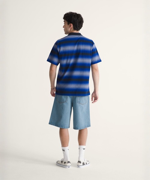VANS（バンズ）の「チェック5 ルーズデニムショーツ / CHECK-5 BAGGY DENIM SHORT STON VN000C9VCDX1（デニムパンツ・メンズ・ブルー・33inch/32inch/31inch/30inch）」の3枚目の写真