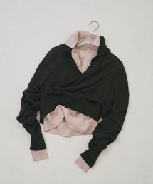 MIDWEST（ミッドウエスト）の「TODAYFUL Layered Polo Knit（ニット/セーター）」