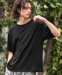 mt10412- ケーブルニットボートネックTシャツ(BP-BFS0107)