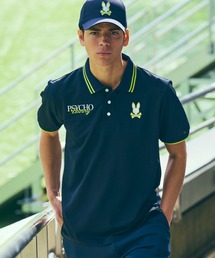 [GOLF]ドライミックス鹿の子 カラーアクセントポロシャツ