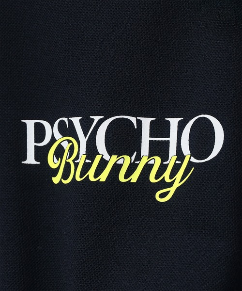 Psycho Bunny（サイコバニー）の「[GOLF]ドライミックス鹿の子 カラーアクセントポロシャツ（ポロシャツ・メンズ・ホワイト/ネイビー・MEDIUM/X-LARGE/LARGE）」の17枚目の写真