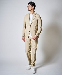 TETE HOMME（テットオム）の「【WEB限定】3点セット コットンライク セットアップ ＆ シルキーコットン ドレスTシャツ（セットアップ）」