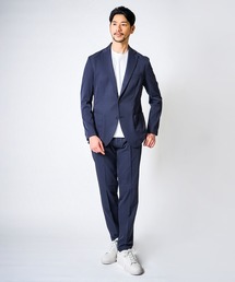 TETE HOMME（テットオム）の「【WEB限定 3点セット】 接触冷感 ドライポリエステル セットアップ ＆ シルキーコットン 半袖ドレスTシャツ（セットアップ）」