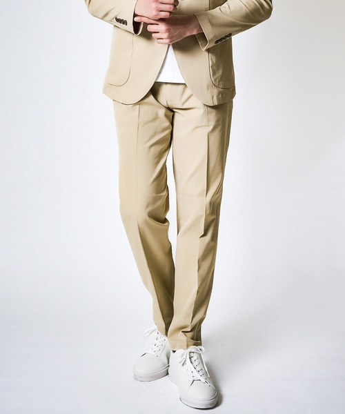 TETE HOMME（テットオム）の「【WEB限定 3点セット】 接触冷感 ドライポリエステル セットアップ ＆ クリアコットン 半袖ドレスTシャツ（セットアップ・メンズ・ベージュ/チャコールグレー/ネイビー・SMALL/XX-LARGE/X-LARGE/LARGE/MEDIUM）」の8枚目の写真