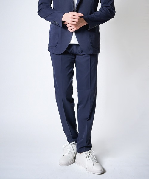 TETE HOMME（テットオム）の「【WEB限定 3点セット】 接触冷感 ドライポリエステル セットアップ ＆ クリアコットン 半袖ドレスTシャツ（セットアップ・メンズ・ベージュ/チャコールグレー/ネイビー・SMALL/XX-LARGE/X-LARGE/LARGE/MEDIUM）」の11枚目の写真