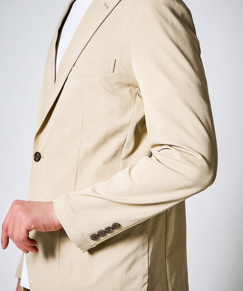 TETE HOMME（テットオム）の「【WEB限定 3点セット】 接触冷感 ドライポリエステル セットアップ ＆ クリアコットン 半袖ドレスTシャツ（セットアップ・メンズ・ベージュ/チャコールグレー/ネイビー・SMALL/XX-LARGE/X-LARGE/LARGE/MEDIUM）」の19枚目の写真