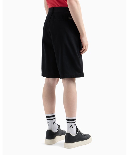 ARMANI EXCHANGE（アルマーニエクスチェンジ）の「【A|X アルマーニ エクスチェンジ】コットンツイル ハーフパンツ（その他パンツ・メンズ・ブラック・28inch/29inch/32inch/33inch/34inch）」の5枚目の写真