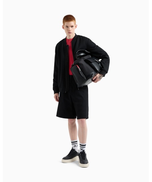 ARMANI EXCHANGE（アルマーニエクスチェンジ）の「【A|X アルマーニ エクスチェンジ】コットンツイル ハーフパンツ（その他パンツ・メンズ・ブラック・28inch/29inch/32inch/33inch/34inch）」の3枚目の写真
