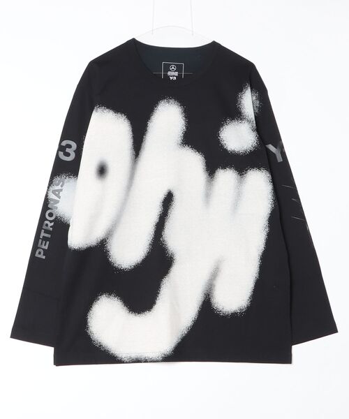 Y-3（ワイスリー）の「Y-3 MERCEDES - AMG PETRONAS FORMULA 1 TEAM YOHJI GRAPHIC LONG SLEEVE TEE（Tシャツ/カットソー・メンズ・ブラック・X-SMALL/SMALL/MEDIUM/LARGE/X-LARGE/XX-SMALL/XX-LARGE）」の7枚目の写真