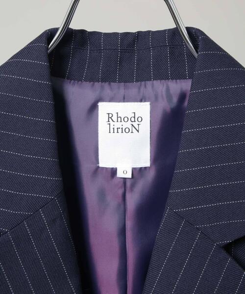 RhodolirioN（ロドリリオン）の「RhodolirioN/Baggy Jacket - Gabardine（テーラードジャケット・レディース・ネイビー/グレー・0）」の11枚目の写真