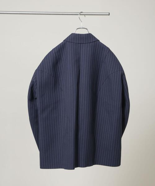 RhodolirioN（ロドリリオン）の「RhodolirioN/Baggy Jacket - Gabardine（テーラードジャケット・レディース・ネイビー/グレー・0）」の12枚目の写真