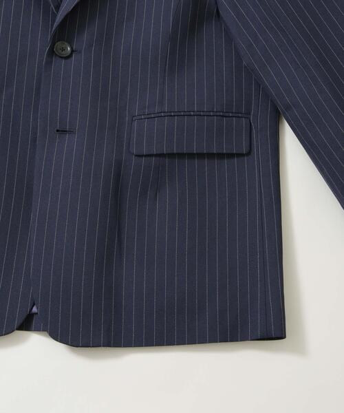 RhodolirioN（ロドリリオン）の「RhodolirioN/Baggy Jacket - Gabardine（テーラードジャケット・レディース・ネイビー/グレー・0）」の4枚目の写真