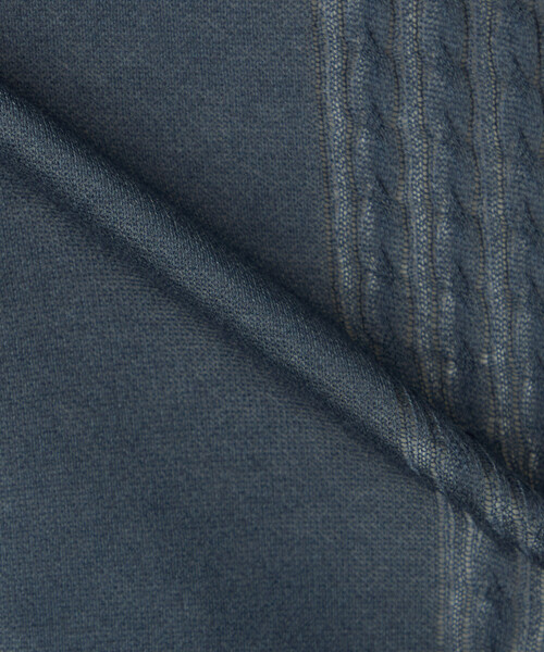 COMME CA ISM（コムサイズム）の「【セットアイテム】リネンライクケーブル クルーネックニット＋T/C天竺Tシャツ（ニット/セーター・メンズ・ブルー/チャコール・LARGE/MEDIUM）」の20枚目の写真
