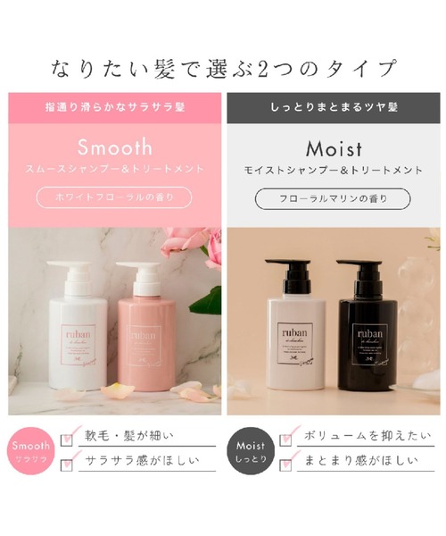 ruban de chouchou（リュバンデシュシュ）の「【ZOZO限定】頭皮から整える“ふんわりサラサラ”美髪セット（シャンプー・レディース・その他・FREE）」の2枚目の写真