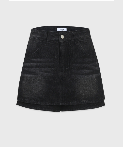 MICANE(ミケーネ)の「アベルデニムミニスカートショーツ(その他パンツ・レディース・スカイブルー/ブラック・X-SMALL/SMALL/MEDIUM/X-LARGE/XX-LARGE/LARGE)」の11枚目の写真