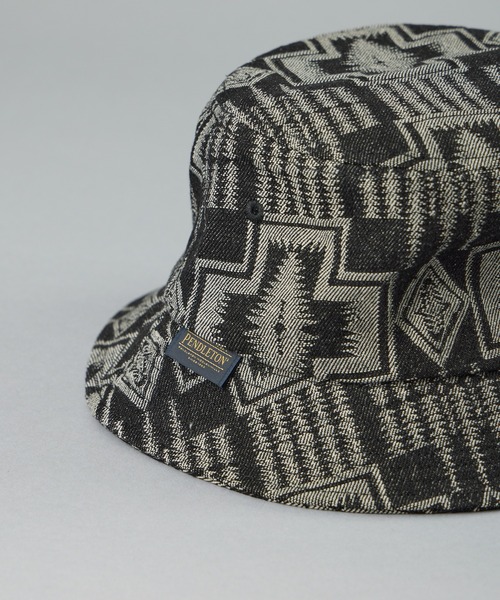 PENDLETON（ペンドルトン）の「【 PENDLETON / ペンドルトン 】JAQUARD DENIM HAT / ジャガードデニムハット（ハット・レディース・インディゴブルー/ブラック・FREE）」の7枚目の写真