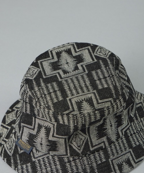 PENDLETON（ペンドルトン）の「【 PENDLETON / ペンドルトン 】JAQUARD DENIM HAT / ジャガードデニムハット（ハット・レディース・インディゴブルー/ブラック・FREE）」の8枚目の写真