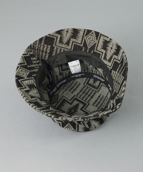 PENDLETON（ペンドルトン）の「【 PENDLETON / ペンドルトン 】JAQUARD DENIM HAT / ジャガードデニムハット（ハット・レディース・インディゴブルー/ブラック・FREE）」の6枚目の写真