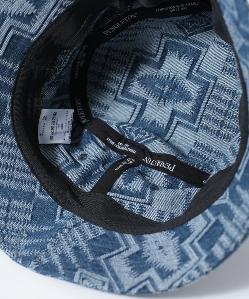 PENDLETON(ペンドルトン)の「【 PENDLETON / ペンドルトン 】JAQUARD DENIM HAT / ジャガードデニムハット(ハット・レディース・インディゴブルー/ブラック・FREE)」の11枚目の写真