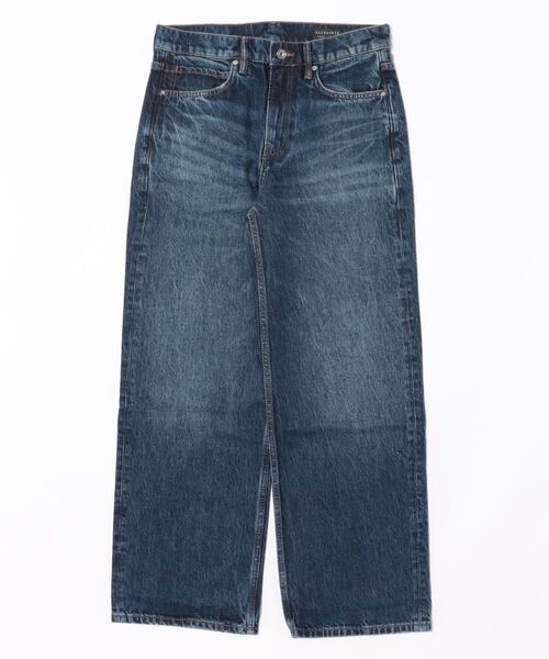 ALLSAINTS(オールセインツ)の「LENNY LOOSE FIT WIDE LEG DENIM JEANS | LENNY ルーズ フィット ワイド レッグ デニム ジーンズ(デニムパンツ・メンズ・ダークインディゴブルー・28/30/30/30/31/30/32/30)」の9枚目の写真