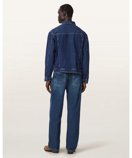 ALLSAINTS(オールセインツ)の「LENNY LOOSE FIT WIDE LEG DENIM JEANS | LENNY ルーズ フィット ワイド レッグ デニム ジーンズ(デニムパンツ・メンズ・ダークインディゴブルー・28/30/30/30/31/30/32/30)」の7枚目の写真