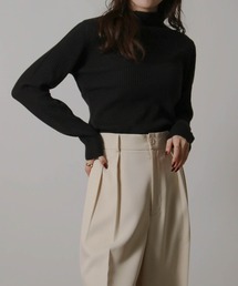 NYLAUS | 【SG】ハイネック リブニットプルオーバー インナー(ニット/セーター)