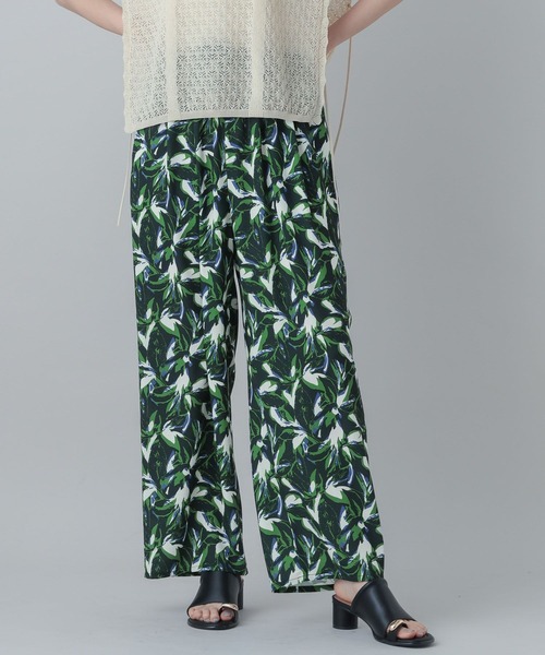 GLOBAL WORK（グローバルワーク）の「MATINEE LINE/ギャザーイージーパンツ/656157（その他パンツ・レディース・ベージュ/スミクロ/ネイビー系・LARGE/MEDIUM）」の20枚目の写真